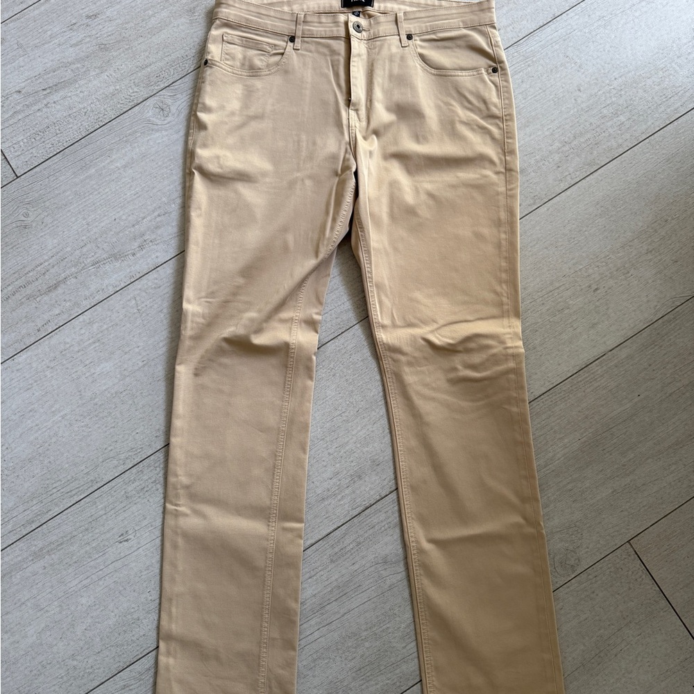 PAIGE Beige Casual Trousers